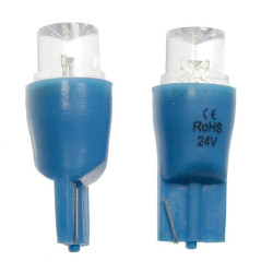 Dioda LED T8B/T10 WEDGE-03 24V W5W niebieska