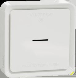Smoke alarm device, 3 VDC, 0 to 45 °C, white, for Wiser hub generation 2, CCT599002
