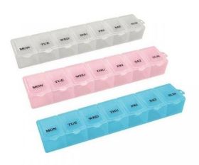 POJEMNIK NA LEKI TYGODNIOWY 7 PRZEGRODEK