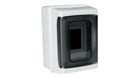 Rozdzielnica Natynkowa Hight Ip65 2 Modułowa Transparentne Drzwi 940.02 M-L 4816