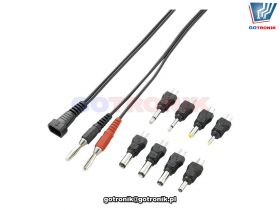 Zestaw przewodów pomiarowych do zasilaczy z 8 końcówkami VOLTCRAFT