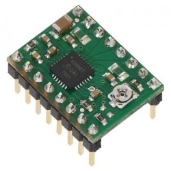 Sterownik silnika krokowego z układem A4988 Pololu (z wlutowanymi pinami)