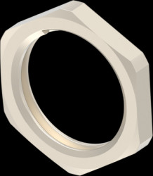 Counter nut, PG9, Clamping range 16 to 23 mm, IP68, gray, 1SNG608018R0000