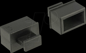 64021 Dust Cover for SFP slot with grip 10 pieces black