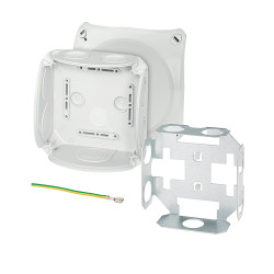 Skrzynka zaciskowa Polipropylen 77 x 130 x 130mm Szary IP66 HENSEL