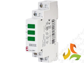 Sygnalizator obecności napięcia (3 x zielona LED) lampka kontrolna SON H-3G 002471556 ETI