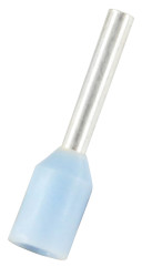 Końcówka tulejkowa izolowana 0.25mm² długość 6mm Jasnoniebieski średnica 0.8mm Izolowane RS PRO