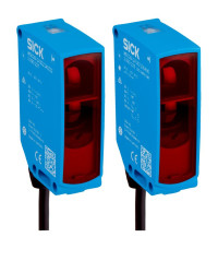 Czujniki fotoelektryczne Przez wiązkę Prostokątny SICK PNP / NPN zakres 60 m Podczerwień