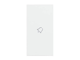 LIVING NOW Klawisz z symbolem "dzwonek" - 2 moduły - biały KW01M2D LEGRAND