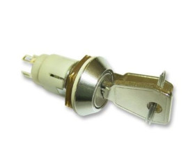 Przełącznik blokady z kluczem IP66, IP67, DPST, 1 A przy 115 V AC 2-Way, -20 → +65°C