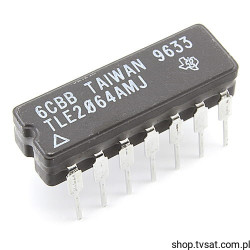 TLE2064AMJ Quad J-FET Operational Amplifier DIP14C TI