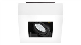 Oprawa Natynkowa Halogenowa Ruchoma Spot Gu10 Kwadrat Biała Auri Lumiled