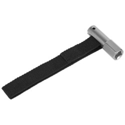 Sealey AK640 Oil Filter Strap Wrench 120mm Capacity 1/2&quot;Sq Drive