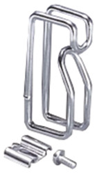 Wieszak kablowy, Wieszak kablowy, do użytku z: Zarządzanie kablami, materiał: Stal wysokowęglowa, l. pierścieni: 10, 85