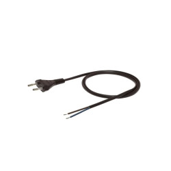 Przewód z płaską wtyczką b/u H03VVH2-F 2x0,5 brązowy S-13-0,50-2-3 /2m/