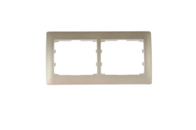 SISTENA LIFE Ramka podwójna pozioma pearl 771502