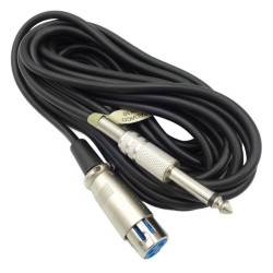 Kabel mikr.5m gn.XLR-wt.6.3 (Kolor)