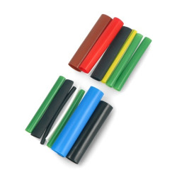 Zestaw rurek termokurczliwych 16szt. - dł. 70mm