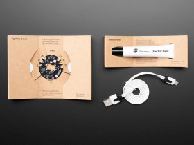 Adafruit Bare Conductive Electric Paint Lamp Kit