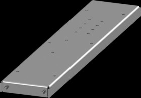 Floor space division, steel, (D) 600 mm, 8PQ3000-1BA40