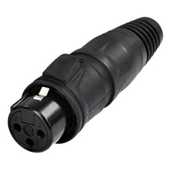 Rean RRX5M-Z-000-1 XLR Connector 5-Pin Plug 1pc Mountable