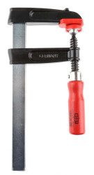 Dociskacz poziomy Bessey otwarcie szczęk 200mm głębokość szczęk 80mm Zacisk F