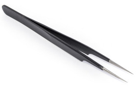 Pęseta precyzyjna stalowa prosta ostra ESD ZD-156E