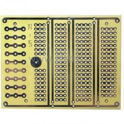 Płytka drukowana uniwersalna 56x74mm wiercona poł