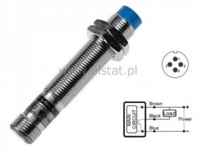 Czujnik indukcyjny LR12XBN04DNO-E2 ( NPN, NO, M12)