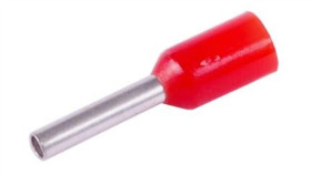Końcówka Tulejkowa Izlowana 1 X 8 Czerwona 100Szt Kr010008