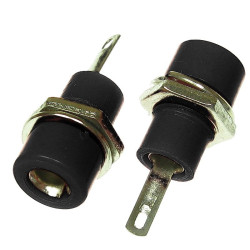 Gniazdo banan K214 Czarna