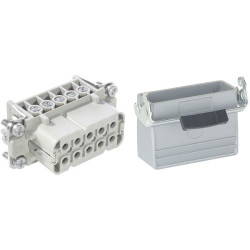 LAPP EPIC&#xAE; KIT H-A 10 BS TBF-LB M20 10P F Metal Cable Coupler Housing