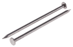 Gwoździe z okrągłą główką, typ gwoździa: Gwóźdź o okrągłej główce, typ łba: Płaski okrągły, śr.: 2.65mm, dł.: 65mm,