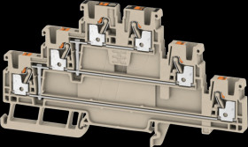 2428540000 Through terminal Klippon® Connect, A-Series beige