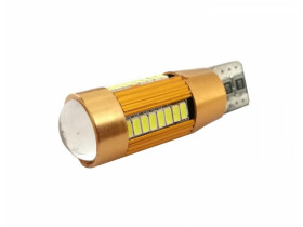 Żarówka LED W5W T10 10mm zimny biały 12V 2W 36 led