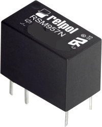 Przekaźnik subminiaturowy 1P 1A 3V DC do obwodów drukowanych, cewka czuła 5-6 RSM957N-0111-85-S003 2614630