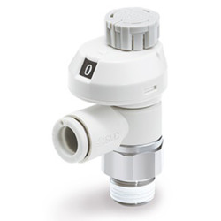 Regulator przepływu SMC Gwintowany Regulator prędkości AS