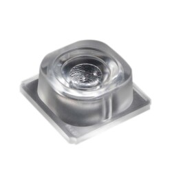 Soczewka LED punktowa rozpraszająca 1-LEDowa , D 35 mm, kąt widzenia 20 ° Przezroczysty Krzem Kopułka, Ledil, seria: