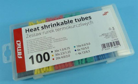 ZESTAW RUREK TERMOKURCZLIWYCH 100szt
