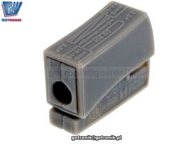 SzybkozĹÄczka 1x0,5-2,5mm2 jasnoszara x1szt.