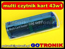 Multi czytnik kart pamięci / 43 w 1