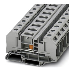 Złączka szynowa do odłączanych obwodów testowych Phoenix Contact poziomy: PojedynczyŚruba RT 5-T 41A 1 kV