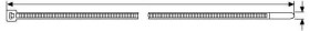 Opaska kablowa HellermannTyton UB270C-B-PA66-BK 138-00033, 270 mm, poliamid, 100 szt.
