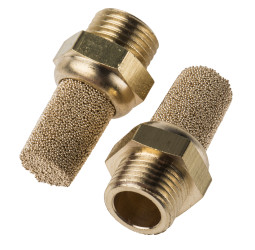 Tłumik hałasu , G 1/8 męskie Gwintowany 1/8 cala Mosiądz, brąz Festo