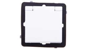 Sonata Gniazdo Bryzgoszczelne Z/U Ip44 Z Przesłonami Klapka Biała...