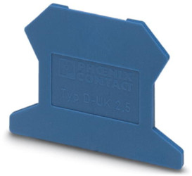 End cover for terminal block, 3001103