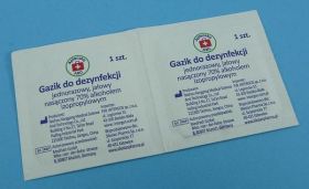 GAZIKI DO DEZYNF.2-WARSTWY JAŁOWY 10-szt