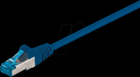 93779 Cat.6a high-quality patch cable, blue, 3M