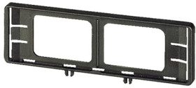 Label holder, attachable, (L x W x H) 48 x 17 x 3 mm, black, for T0, T3, P1, 024670