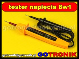 8w1 wskaźnik napięcia 6-380V AC/DC